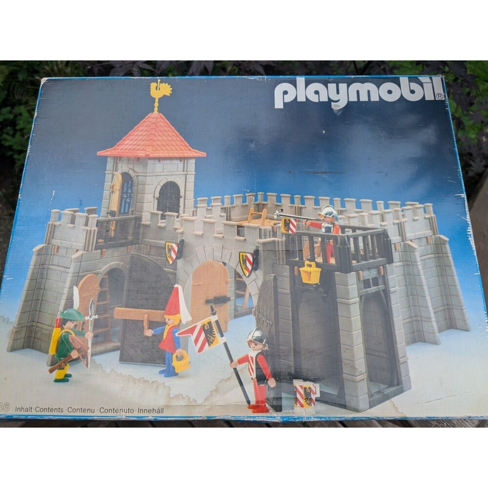 Playmobil 3446 Castle Set Vintage Medievel Knights Prison Castle No Figurines - Picture 2 of 16